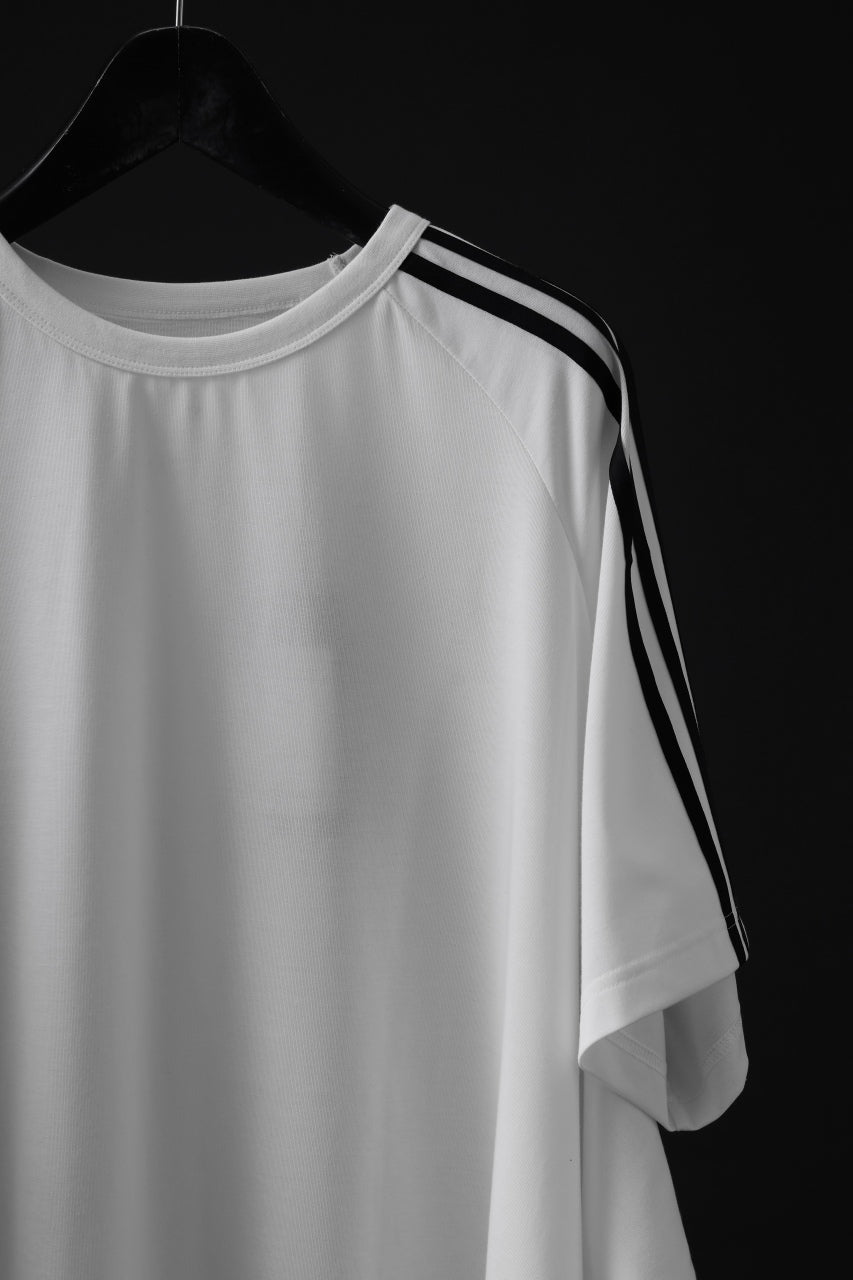 画像をギャラリービューアに読み込む, Y-3 Yohji Yamamoto SAIL CLOSURE SHORT SLEEVE TEE (OFF WHITE)