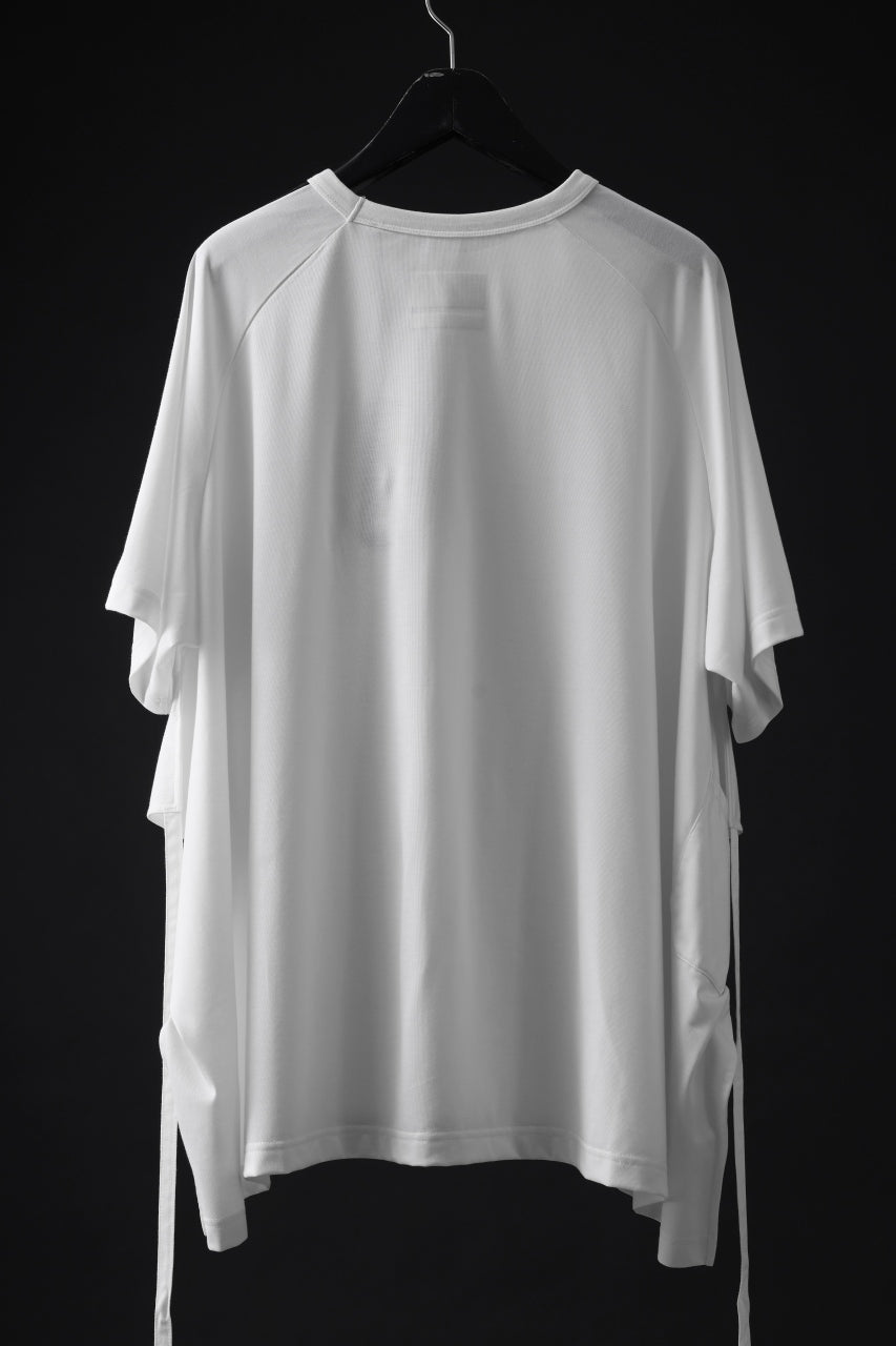 画像をギャラリービューアに読み込む, Y-3 Yohji Yamamoto SAIL CLOSURE SHORT SLEEVE TEE (OFF WHITE)