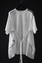 画像をギャラリービューアに読み込む, Y-3 Yohji Yamamoto SAIL CLOSURE SHORT SLEEVE TEE (OFF WHITE)
