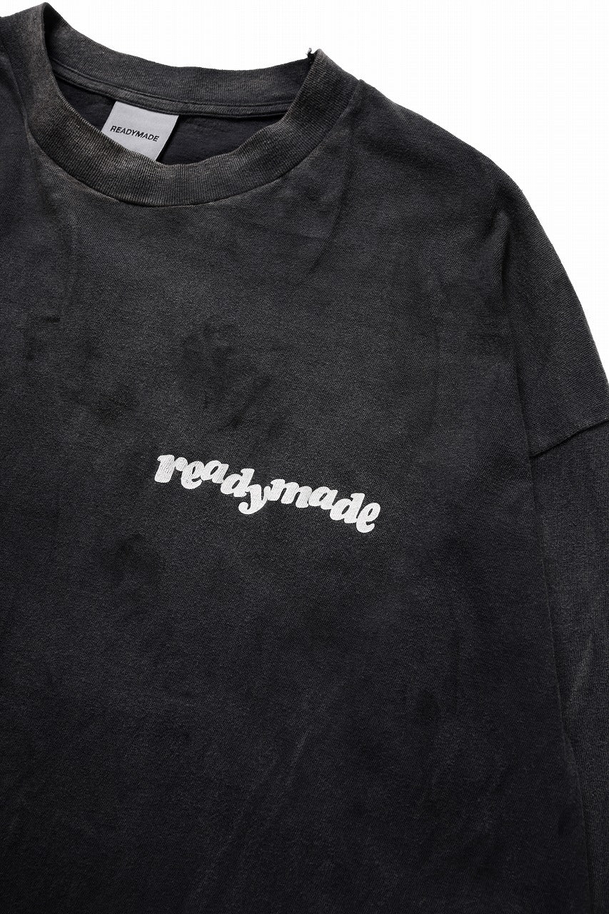 画像をギャラリービューアに読み込む, READYMADE L/S T-SHIRT DESTRUCTION (BLACK)