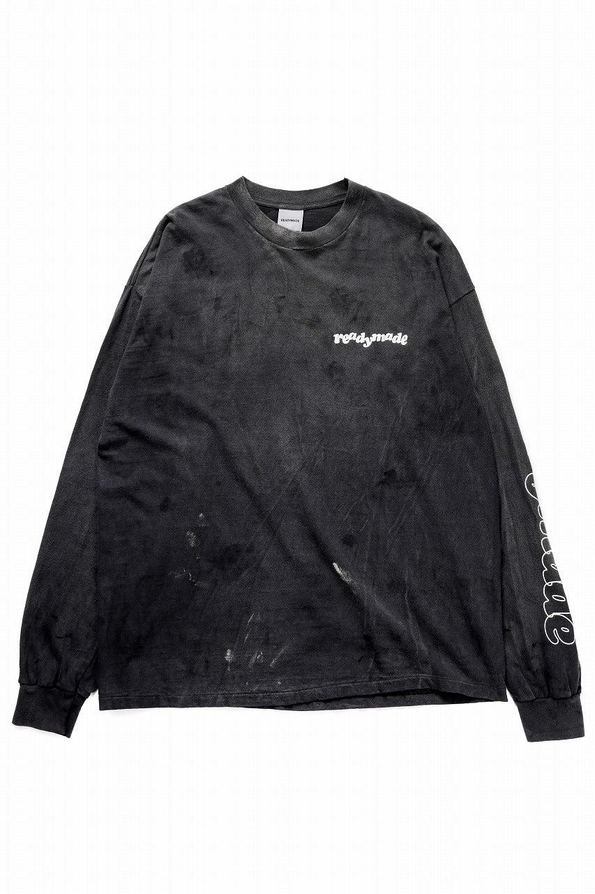 画像をギャラリービューアに読み込む, READYMADE L/S T-SHIRT DESTRUCTION (BLACK)