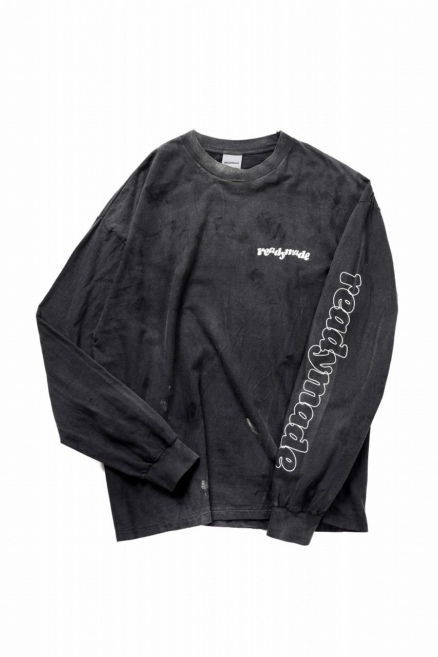 画像をギャラリービューアに読み込む, READYMADE L/S T-SHIRT DESTRUCTION (BLACK)