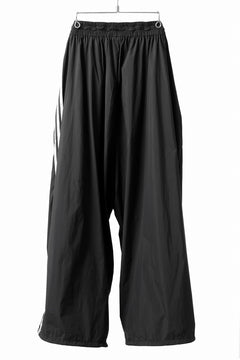 画像をギャラリービューアに読み込む, Y-3 Yohji Yamamoto THREE STRIPES SUPER WIDE PANTS / SILKY NYLON (BLACK)