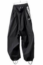 画像をギャラリービューアに読み込む, Y-3 Yohji Yamamoto THREE STRIPES SUPER WIDE PANTS / SILKY NYLON (BLACK)