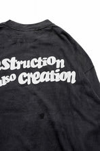 画像をギャラリービューアに読み込む, READYMADE L/S T-SHIRT DESTRUCTION (BLACK)