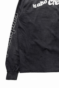 画像をギャラリービューアに読み込む, READYMADE L/S T-SHIRT DESTRUCTION (BLACK)