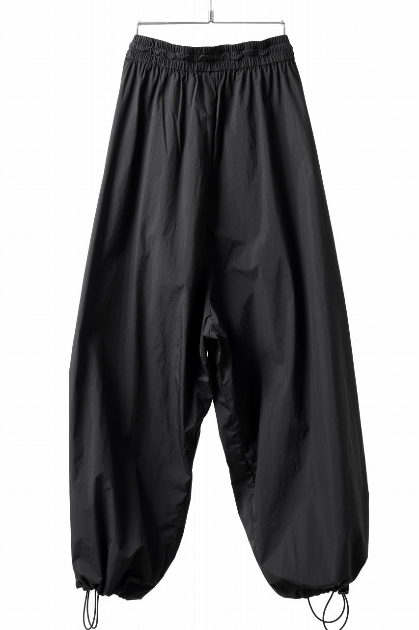 画像をギャラリービューアに読み込む, Y-3 Yohji Yamamoto THREE STRIPES SUPER WIDE PANTS / SILKY NYLON (BLACK)