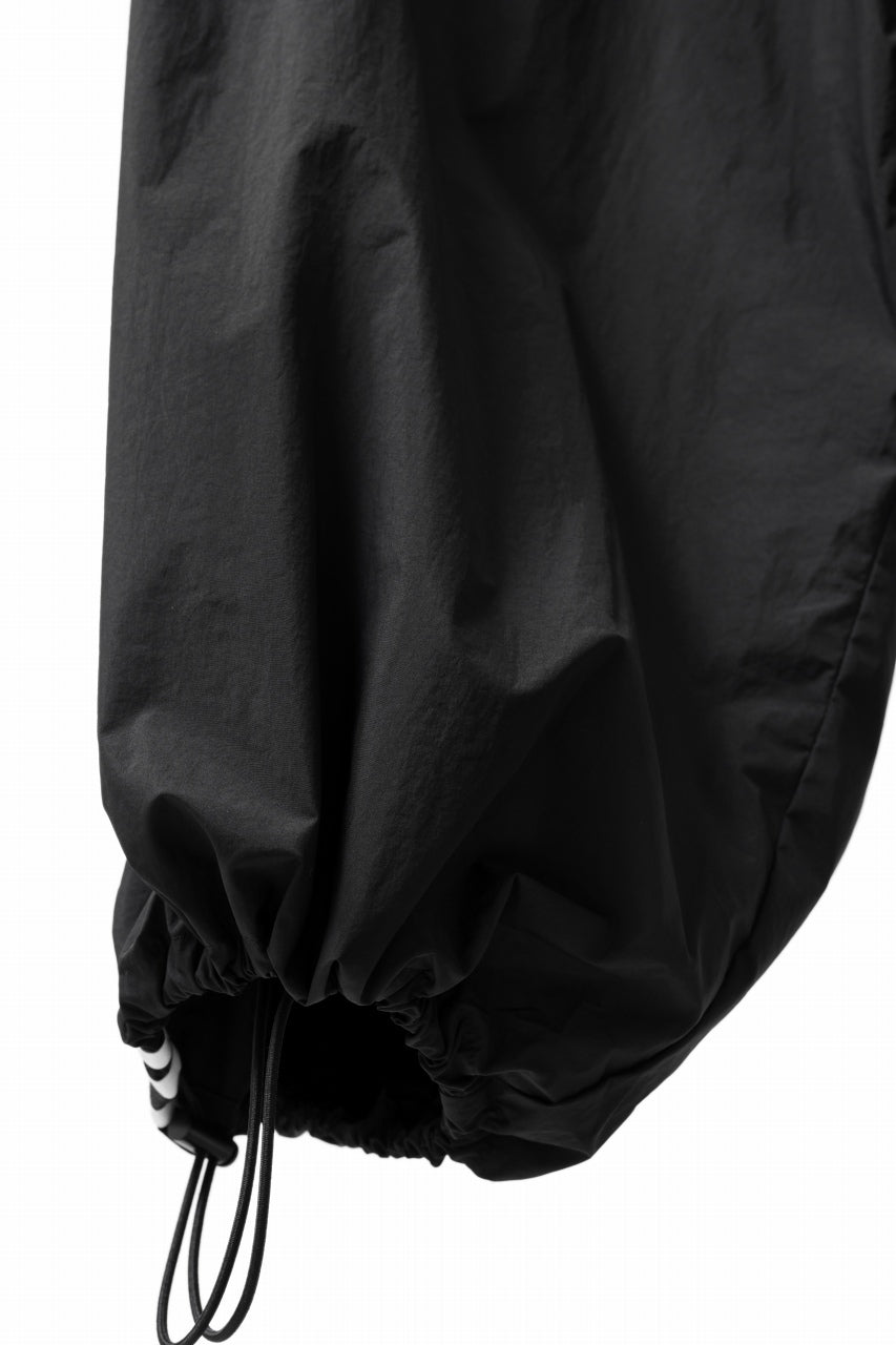 画像をギャラリービューアに読み込む, Y-3 Yohji Yamamoto THREE STRIPES SUPER WIDE PANTS / SILKY NYLON (BLACK)