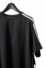 画像をギャラリービューアに読み込む, Y-3 Yohji Yamamoto SAIL CLOSURE SHORT SLEEVE TEE (BLACK)
