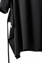 画像をギャラリービューアに読み込む, Y-3 Yohji Yamamoto SAIL CLOSURE SHORT SLEEVE TEE (BLACK)