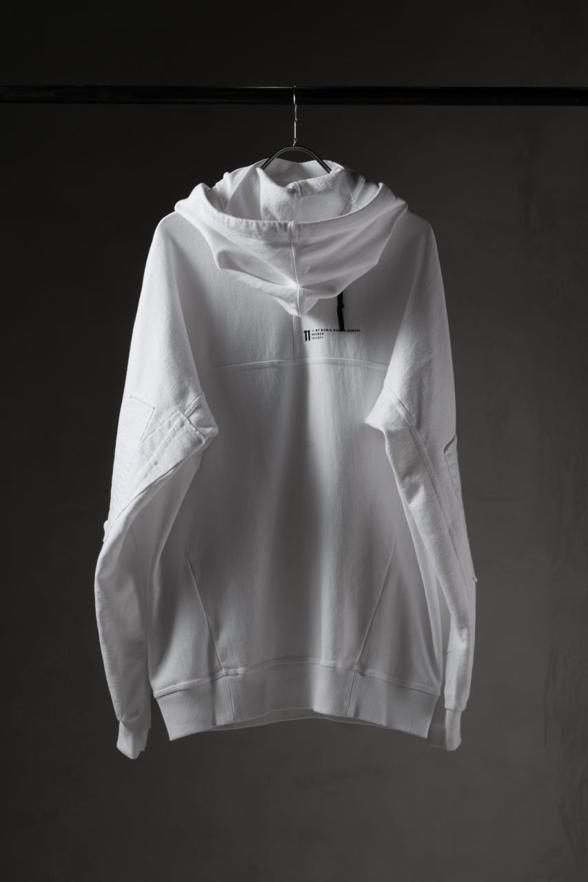 画像をギャラリービューアに読み込む, 11 BY BORIS BIDJAN SABERI x Reebok LTD CONSTRUCTED HOODIE (WHITE)