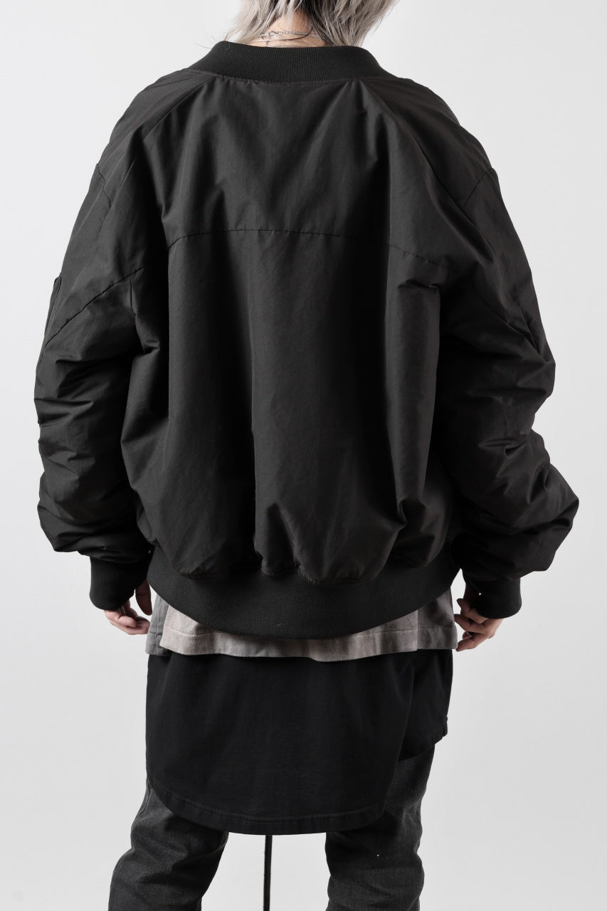 Load image into Gallery viewer, thom/krom FLIGHT BOMBER JACKET / WARM PADDED (BLACK)