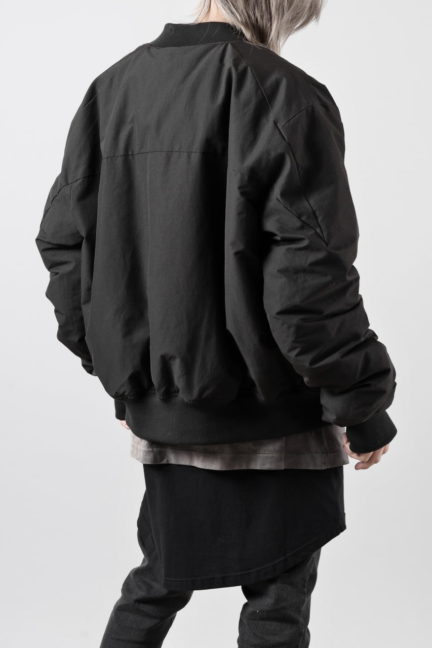 Load image into Gallery viewer, thom/krom FLIGHT BOMBER JACKET / WARM PADDED (BLACK)