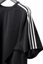 画像をギャラリービューアに読み込む, Y-3 Yohji Yamamoto SAIL CLOSURE SHORT SLEEVE TEE (BLACK)