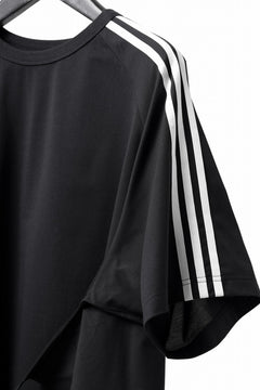 画像をギャラリービューアに読み込む, Y-3 Yohji Yamamoto SAIL CLOSURE SHORT SLEEVE TEE (BLACK)
