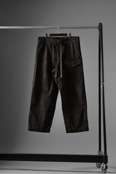 画像をギャラリービューアに読み込む, sus-sous limited trousers MK-0 / british military cotton (CAMOUFLAGE / sumi dyed)