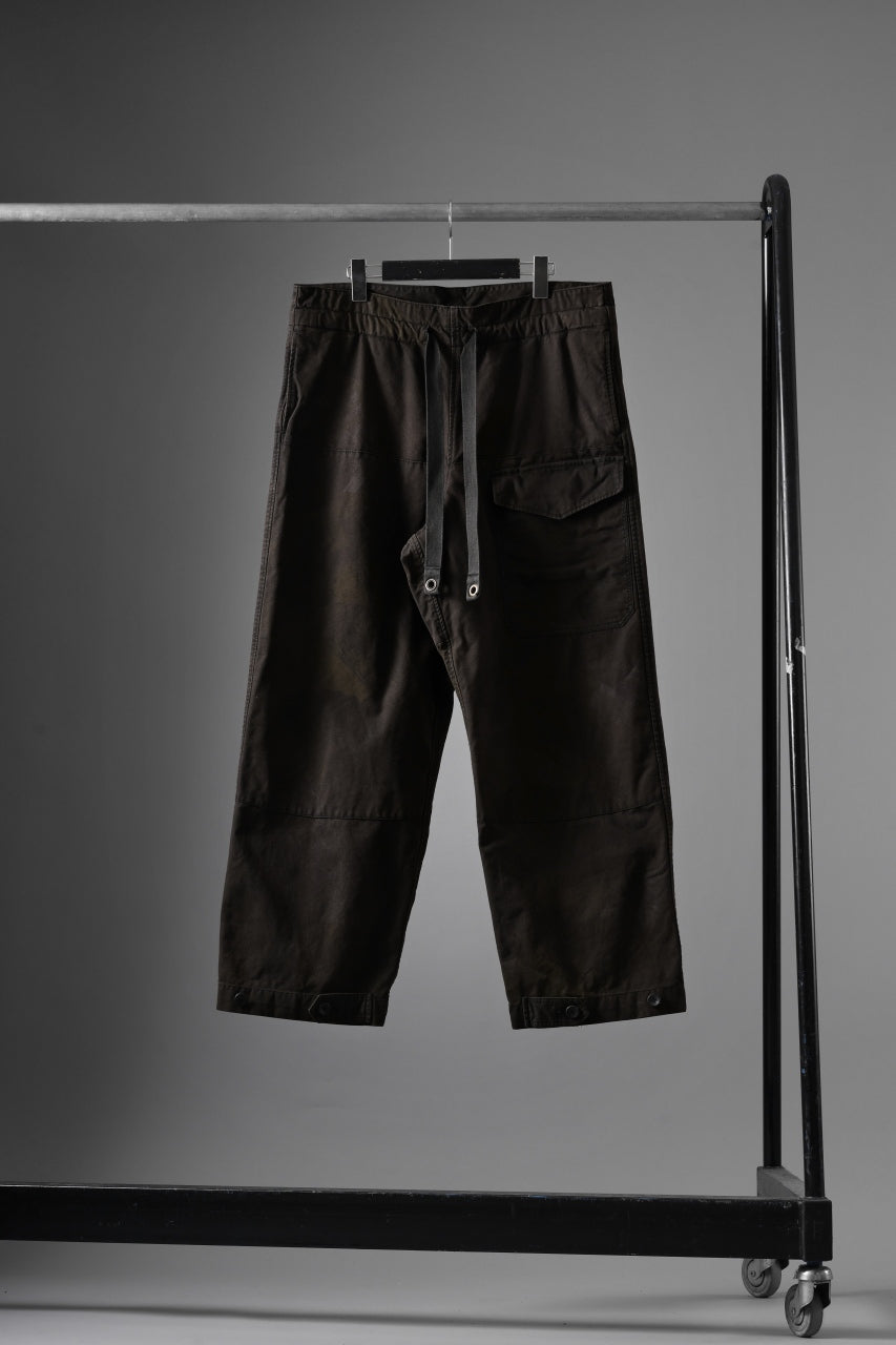 画像をギャラリービューアに読み込む, sus-sous limited trousers MK-0 / british military cotton (CAMOUFLAGE / sumi dyed)