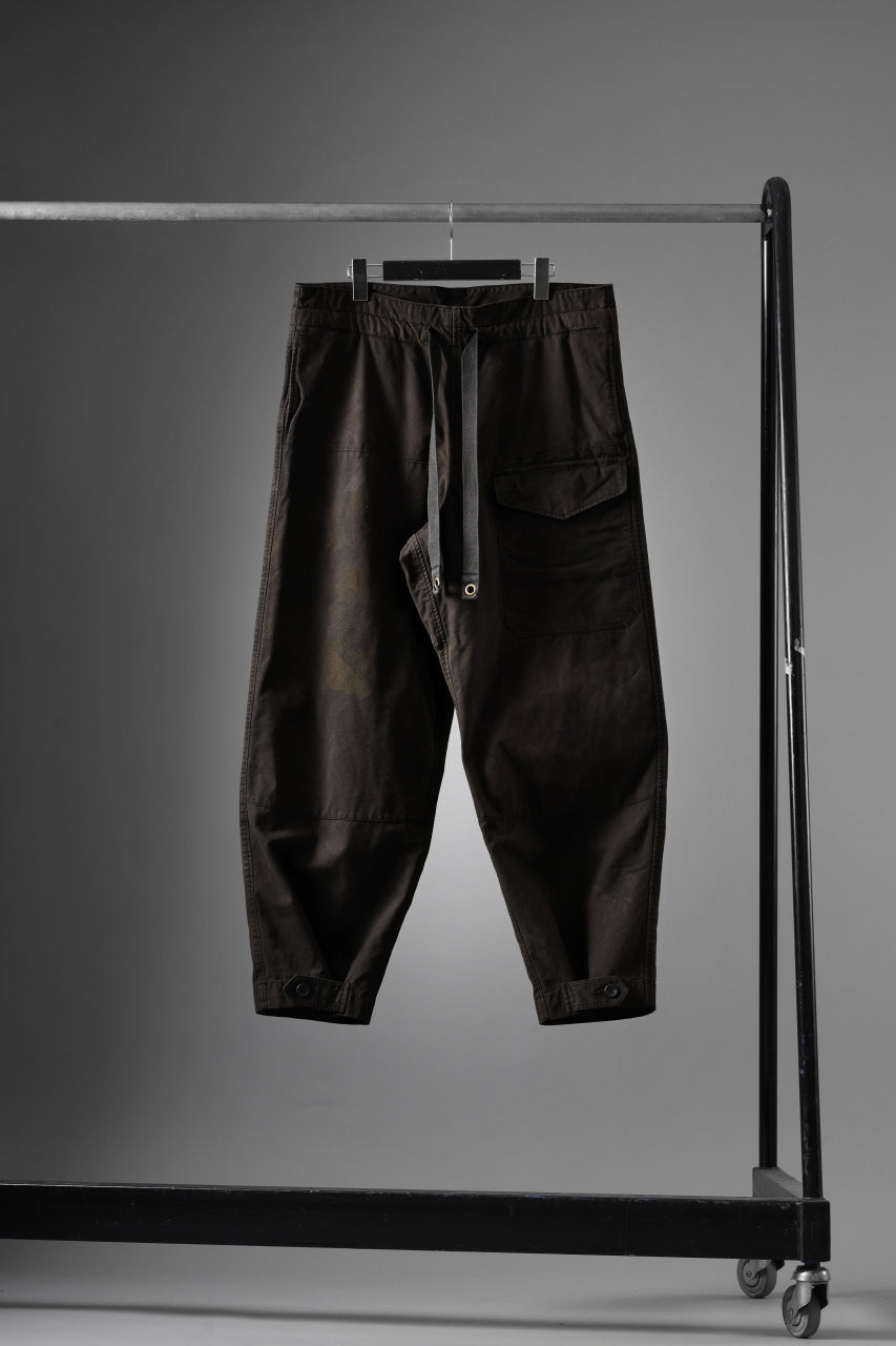 画像をギャラリービューアに読み込む, sus-sous limited trousers MK-0 / british military cotton (CAMOUFLAGE / sumi dyed)