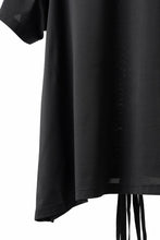 画像をギャラリービューアに読み込む, Y-3 Yohji Yamamoto SAIL CLOSURE SHORT SLEEVE TEE (BLACK)