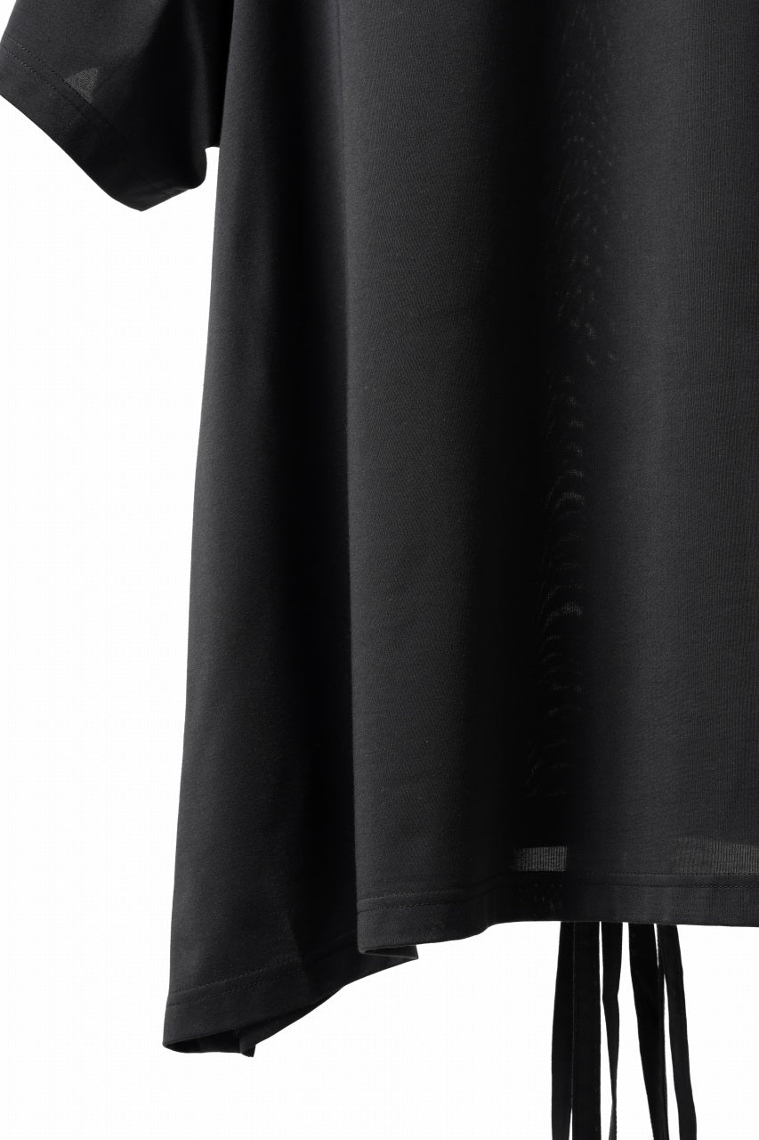 画像をギャラリービューアに読み込む, Y-3 Yohji Yamamoto SAIL CLOSURE SHORT SLEEVE TEE (BLACK)