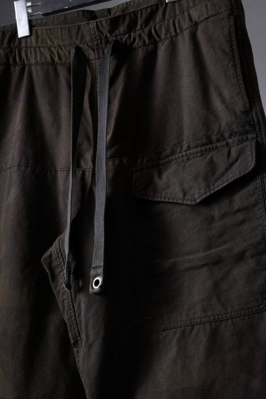 画像をギャラリービューアに読み込む, sus-sous limited trousers MK-0 / british military cotton (CAMOUFLAGE / sumi dyed)