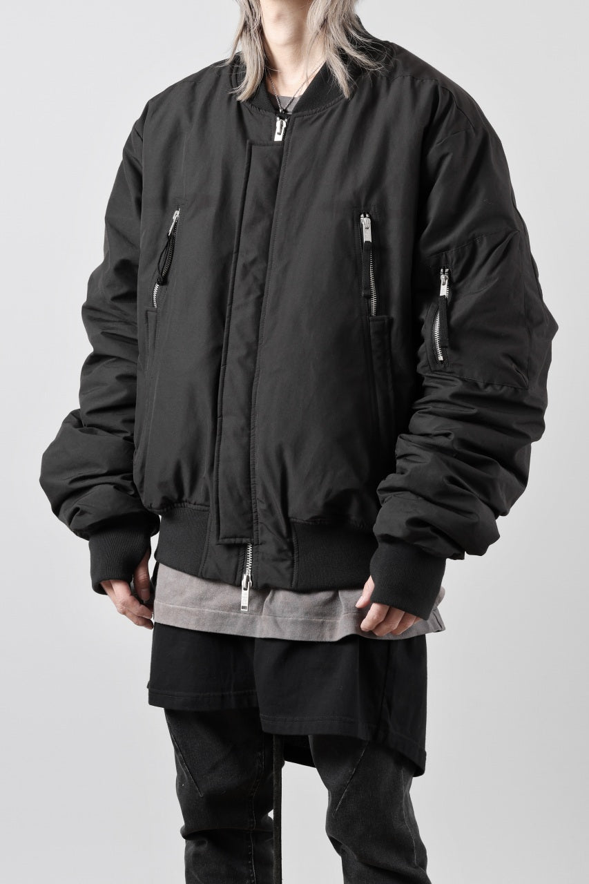 Load image into Gallery viewer, thom/krom FLIGHT BOMBER JACKET / WARM PADDED (BLACK)