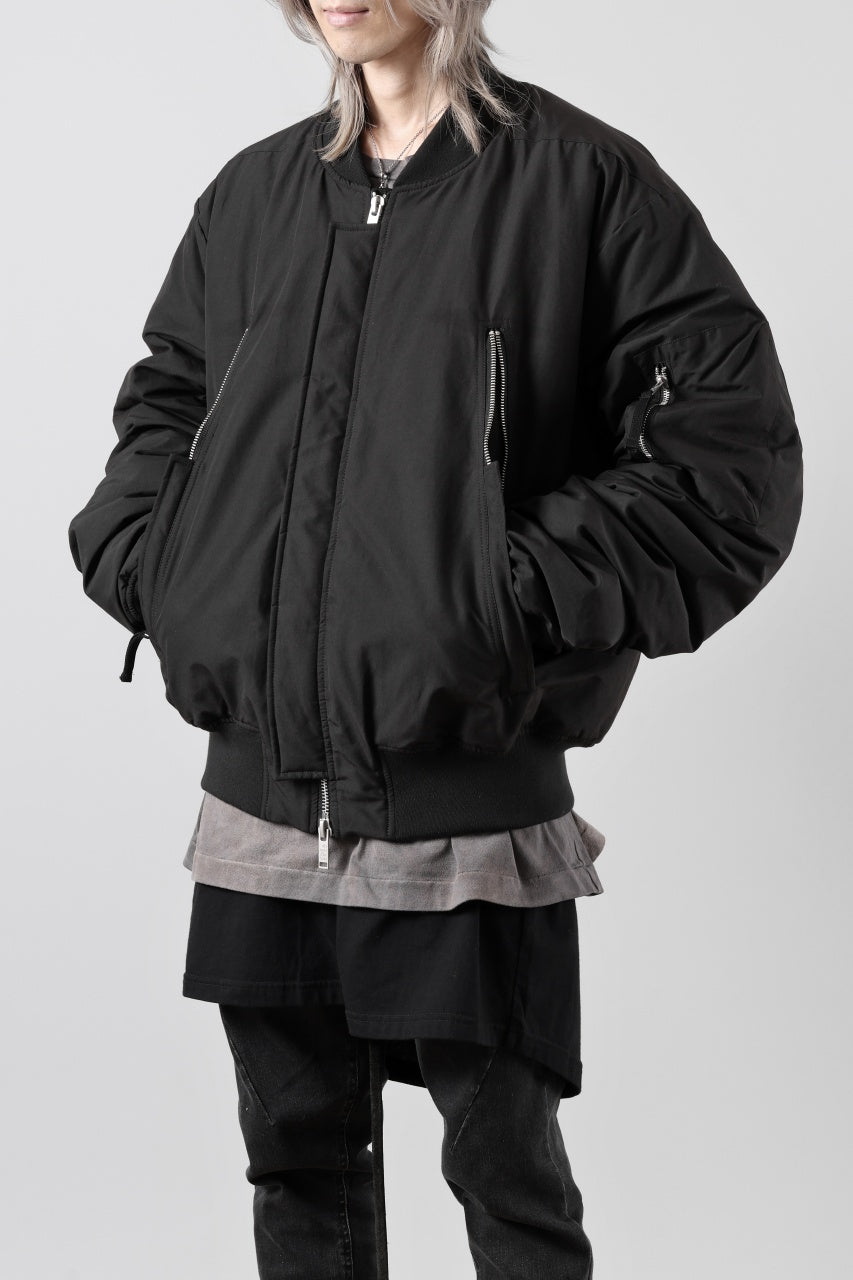 Load image into Gallery viewer, thom/krom FLIGHT BOMBER JACKET / WARM PADDED (BLACK)