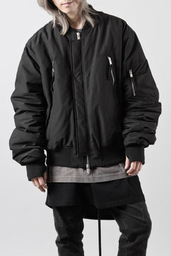 Load image into Gallery viewer, thom/krom FLIGHT BOMBER JACKET / WARM PADDED (BLACK)