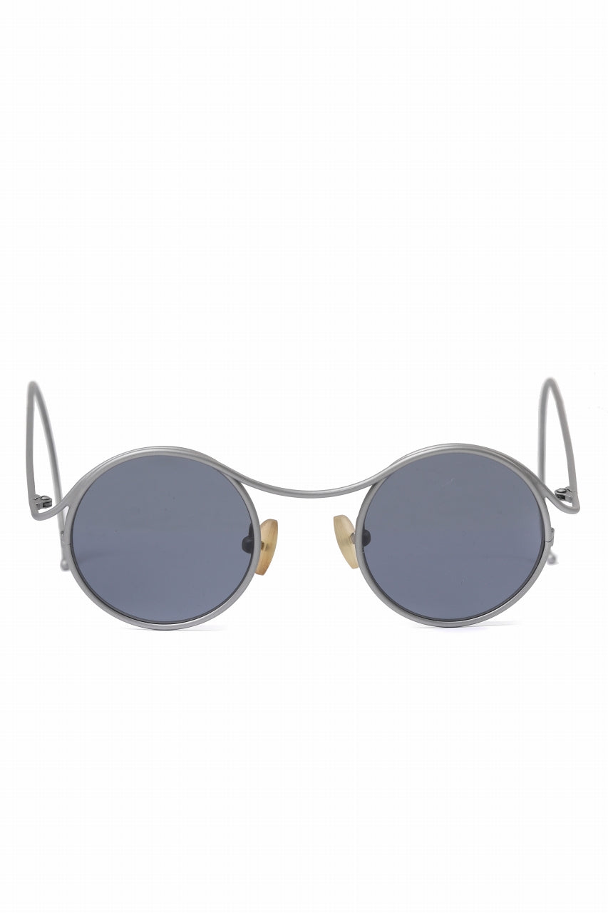 Load image into Gallery viewer, m.a+ one piece round glasses / OO300/TI (M.TITAN/BLACK)
