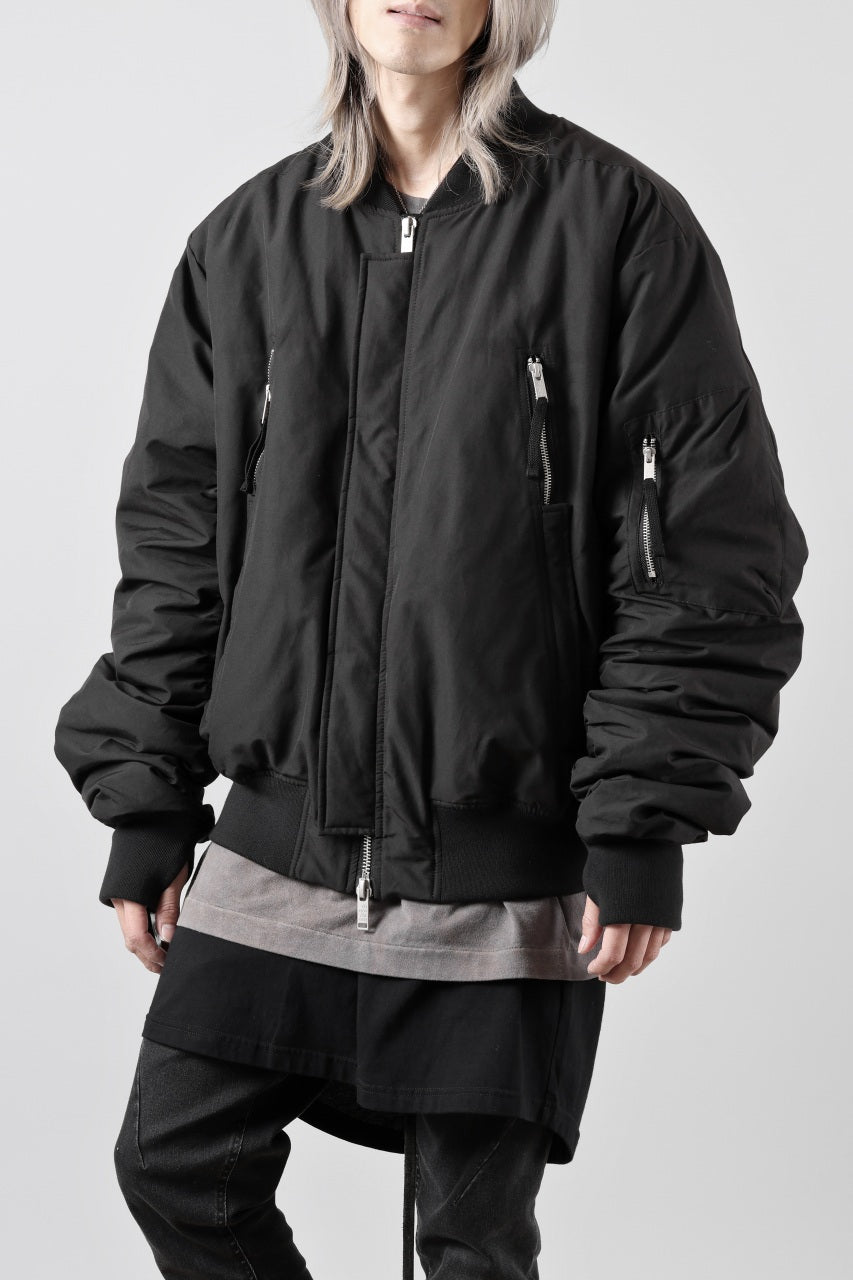 Load image into Gallery viewer, thom/krom FLIGHT BOMBER JACKET / WARM PADDED (BLACK)