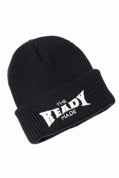 画像をギャラリービューアに読み込む, READYMADE RECYCLE WOOL KNIT CAP (BLACK)