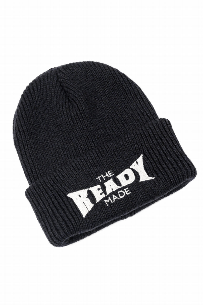 画像をギャラリービューアに読み込む, READYMADE RECYCLE WOOL KNIT CAP (BLACK)