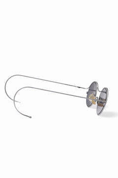 Load image into Gallery viewer, m.a+ one piece round glasses / OO300/TI (M.TITAN/BLACK)