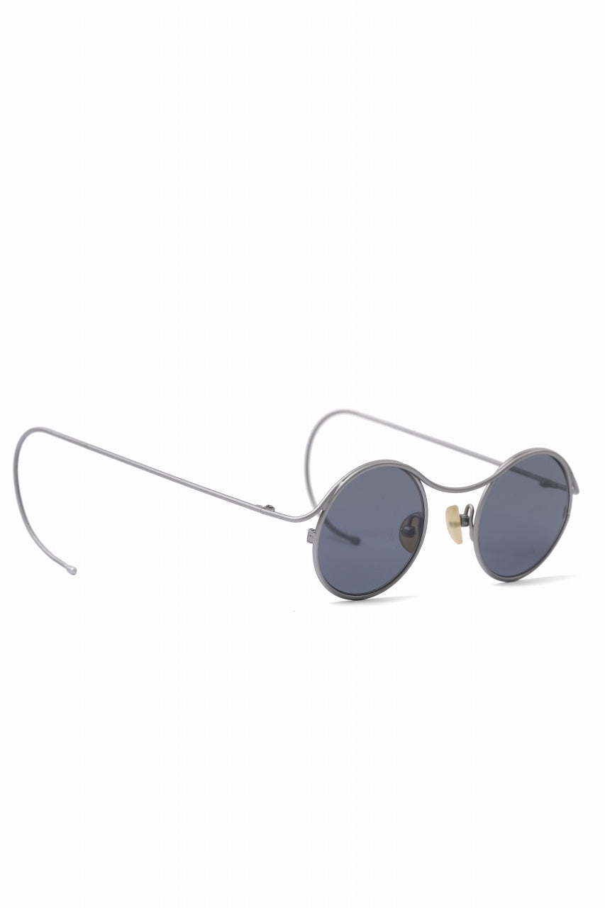 Load image into Gallery viewer, m.a+ one piece round glasses / OO300/TI (M.TITAN/BLACK)
