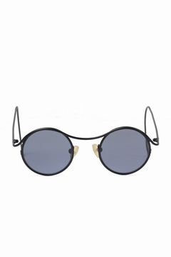 Load image into Gallery viewer, m.a+ one piece round glasses / OO300/TI (M.BLACK/BLACK)