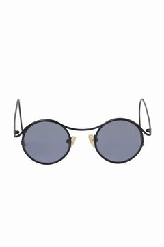Load image into Gallery viewer, m.a+ one piece round glasses / OO300/TI (M.BLACK/BLACK)