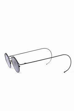 Load image into Gallery viewer, m.a+ one piece round glasses / OO300/TI (M.BLACK/BLACK)