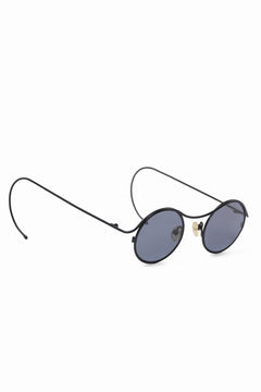 Load image into Gallery viewer, m.a+ one piece round glasses / OO300/TI (M.BLACK/BLACK)