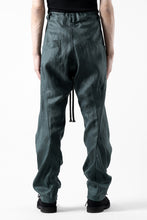 画像をギャラリービューアに読み込む, A.F ARTEFACT CURVED LONG PANTS / LINEN TWILL (GREEN)