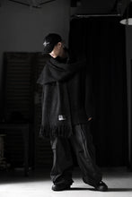 画像をギャラリービューアに読み込む, TARO HORIUCHI / th products Inflated Oversized Crew / 1/4.5 kasuri loop knit (black)