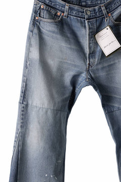 画像をギャラリービューアに読み込む, READYMADE WIDE FLARE DENIM PANTS / (BLUE #A)