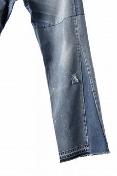 画像をギャラリービューアに読み込む, READYMADE WIDE FLARE DENIM PANTS / (BLUE #A)