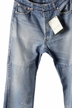画像をギャラリービューアに読み込む, READYMADE WIDE FLARE DENIM PANTS / (BLUE #A)