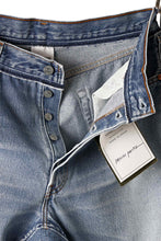 画像をギャラリービューアに読み込む, READYMADE WIDE FLARE DENIM PANTS / (BLUE #A)