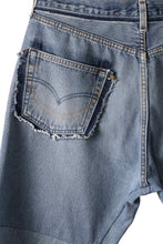 画像をギャラリービューアに読み込む, READYMADE WIDE FLARE DENIM PANTS / (BLUE #A)