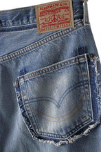 画像をギャラリービューアに読み込む, READYMADE WIDE FLARE DENIM PANTS / (BLUE #A)