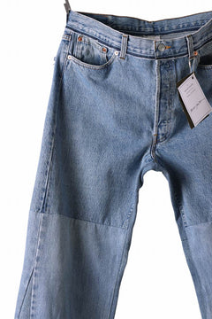画像をギャラリービューアに読み込む, READYMADE WIDE FLARE DENIM PANTS / (BLUE #B)