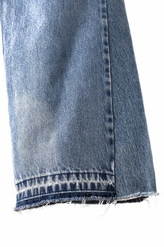 画像をギャラリービューアに読み込む, READYMADE WIDE FLARE DENIM PANTS / (BLUE #B)