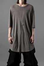 画像をギャラリービューアに読み込む, thom/krom SMOOTH FIT T-SHIRT / VISCOSE LINEN JERSEY (ROCK)