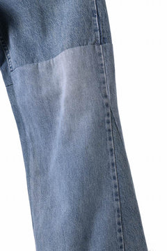 画像をギャラリービューアに読み込む, READYMADE WIDE FLARE DENIM PANTS / (BLUE #B)